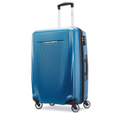 Samsonite Winfield 3 DLX Spinner Blue/Navy Checked Medium 25 Inch U6